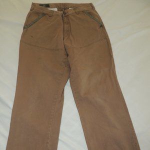 VTG Mens ORVIS DOUBLEFRONT Cotton Duck Pants 34x30